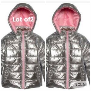 2- Body Glove NWT GIRLS 2T lot of 2 sipper Hoodie